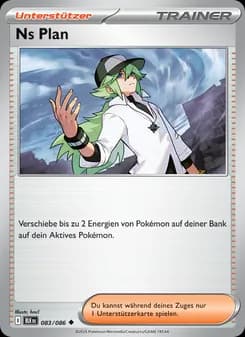 Ns Plan card in German