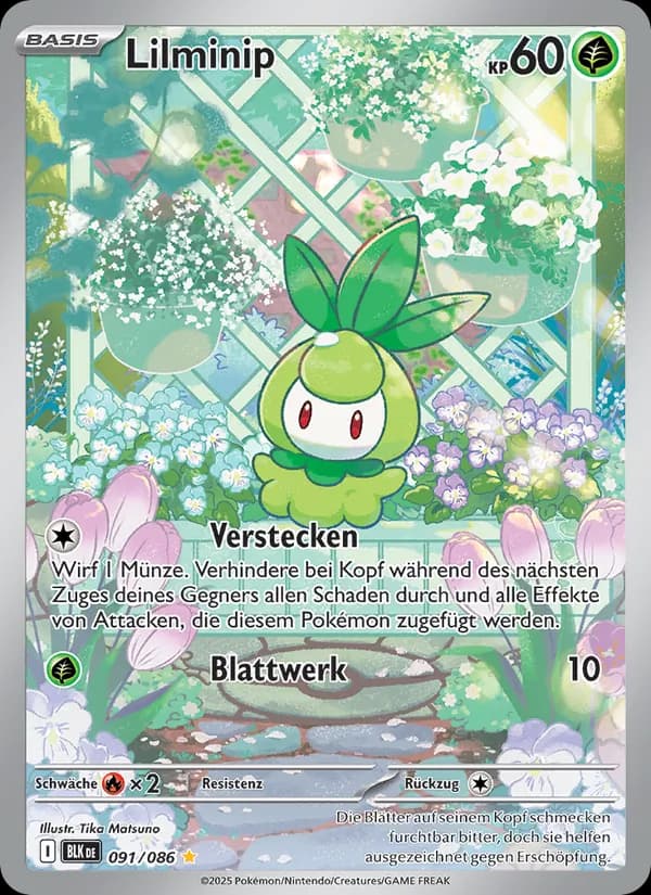 Lilminip card in German