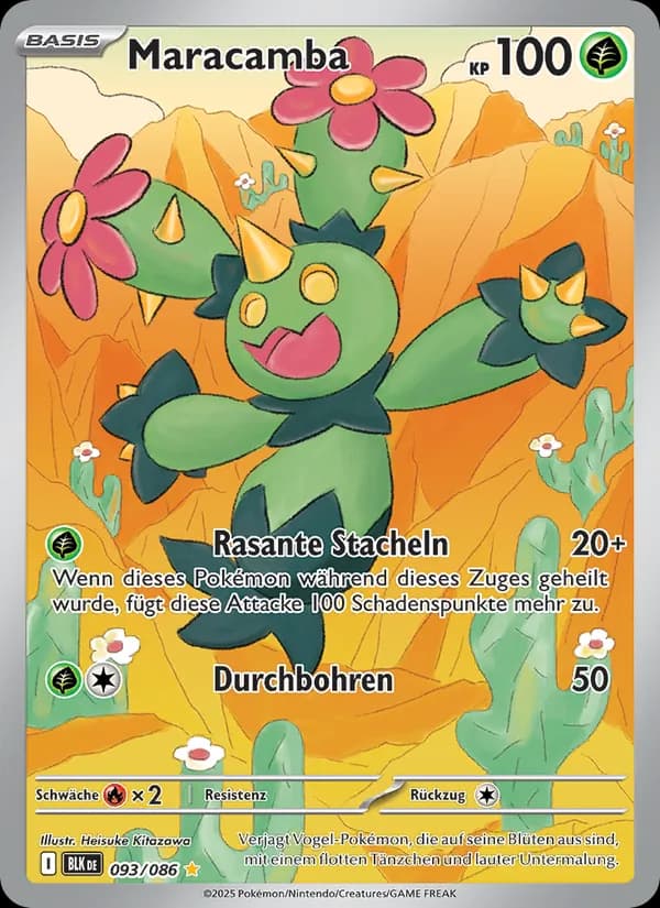 Maracamba card in German