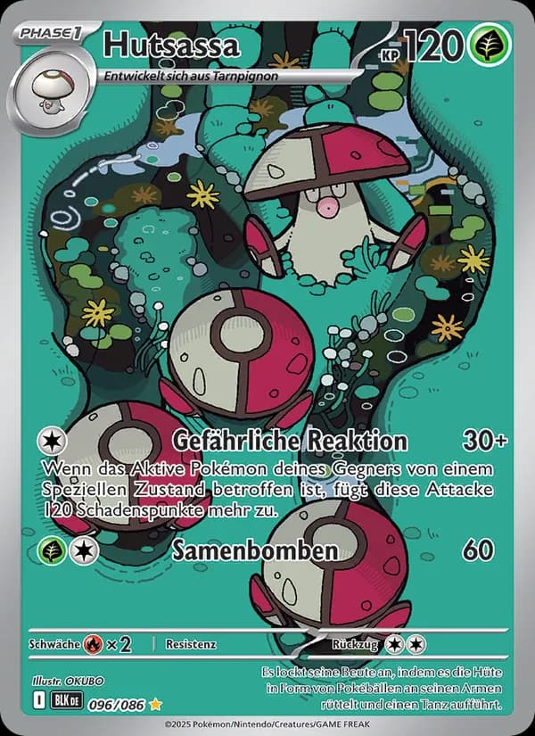 Hutsassa card in German