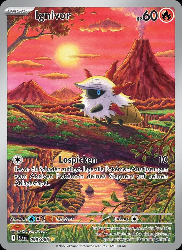 Ignivor card in German