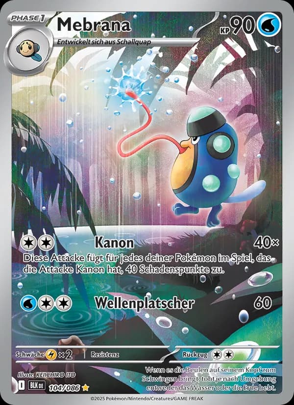 Mebrana card in German