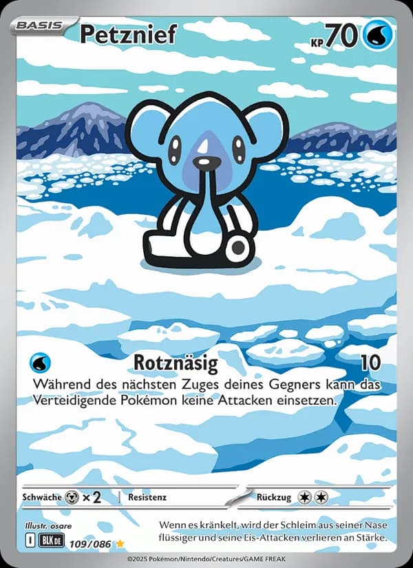 Petznief card in German