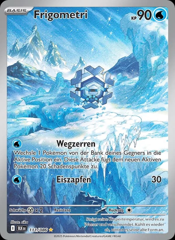 Frigometri card in German