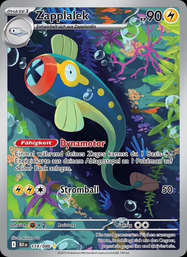 Zapplalek card in German