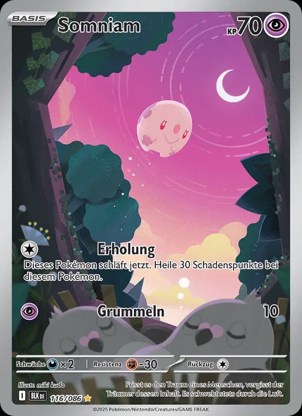 Somniam card in German