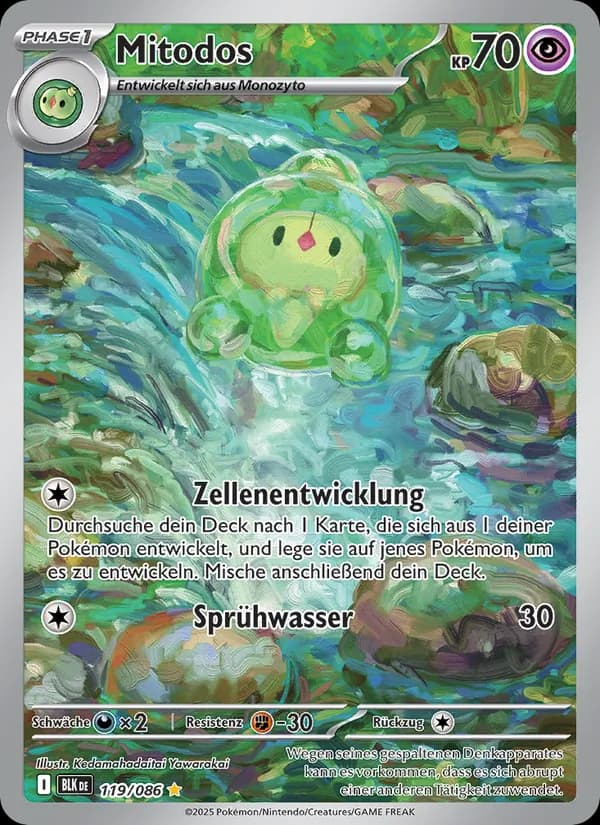 Mitodos card in German