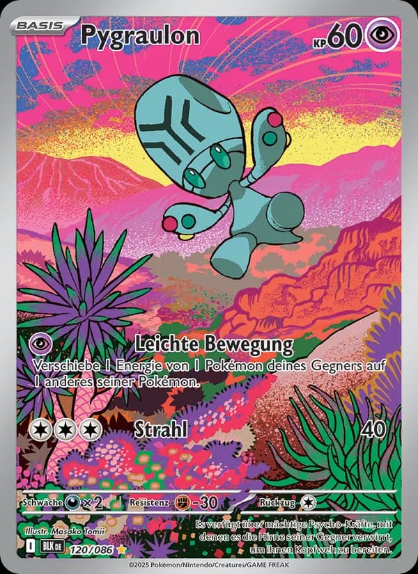 Pygraulon card in German