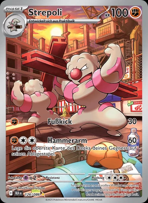Strepoli card in German