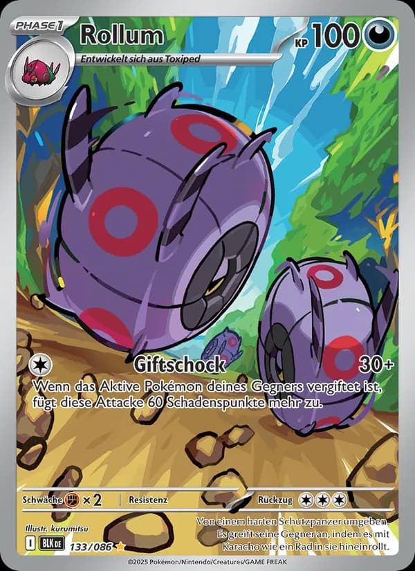 Rollum card in German