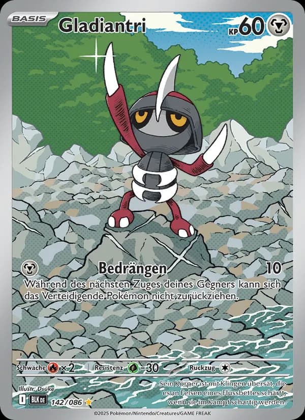 Gladiantri card in German