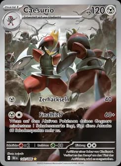 Caesurio card in German