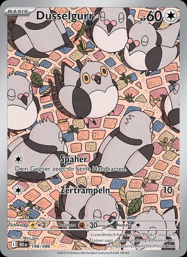 Dusselgurr card in German