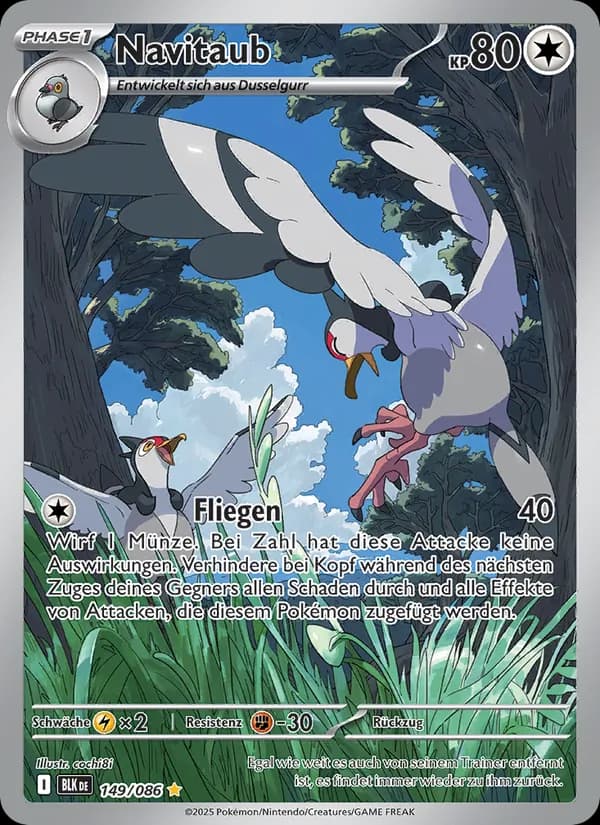 Navitaub card in German