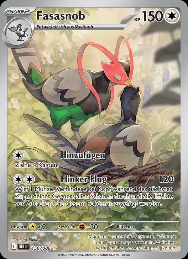Fasasnob card in German