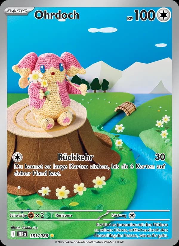 Ohrdoch card in German