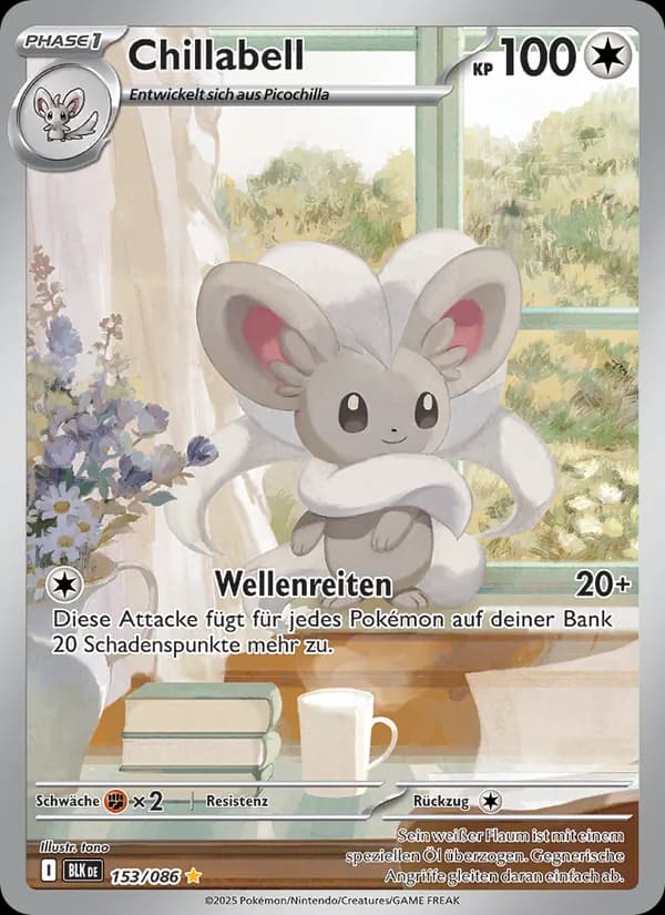 Chillabell card in German