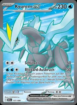 Kyurem-ex card in German