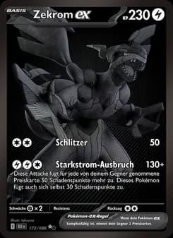 Zekrom-ex card in German