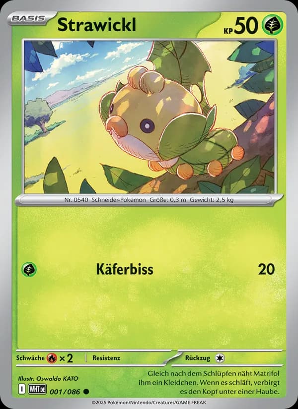 Strawickl card in German