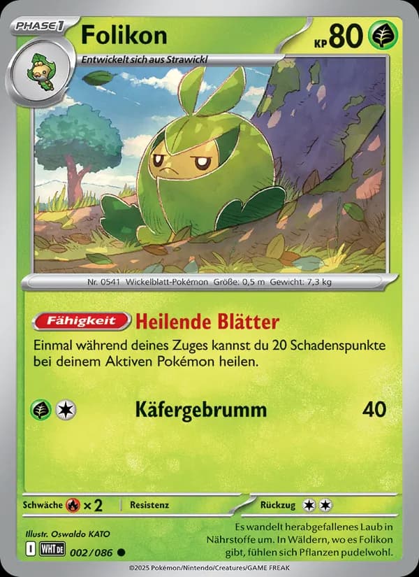 Folikon card in German