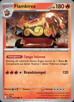 Flambirex card in German