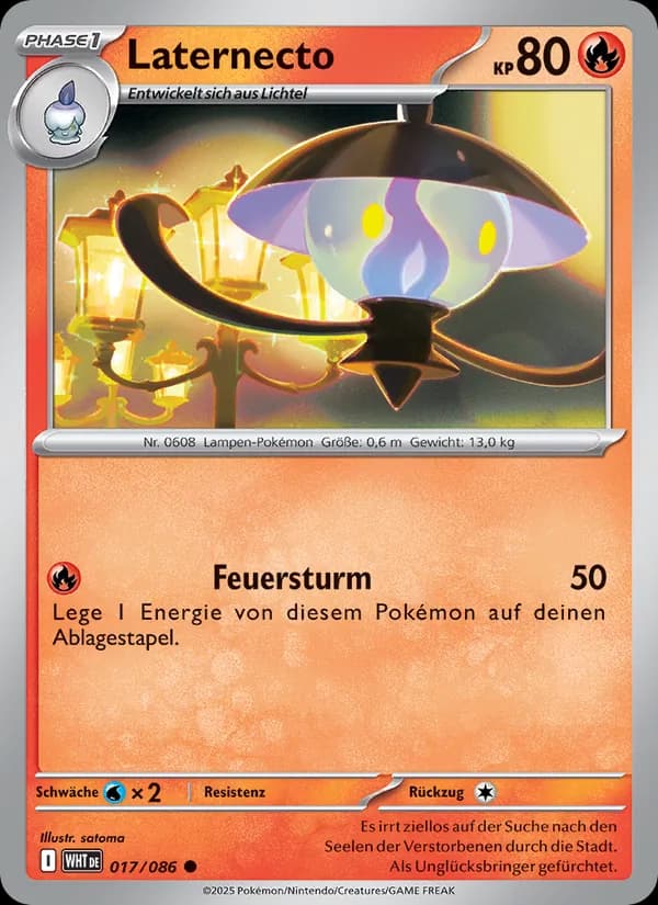 Laternecto card in German