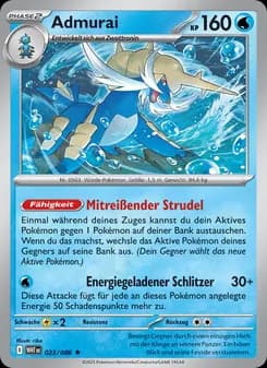 Admurai card in German