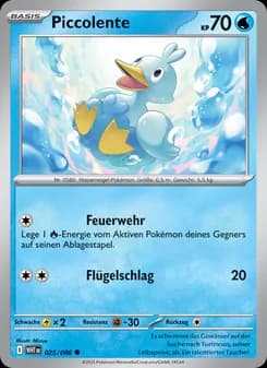 Piccolente card in German