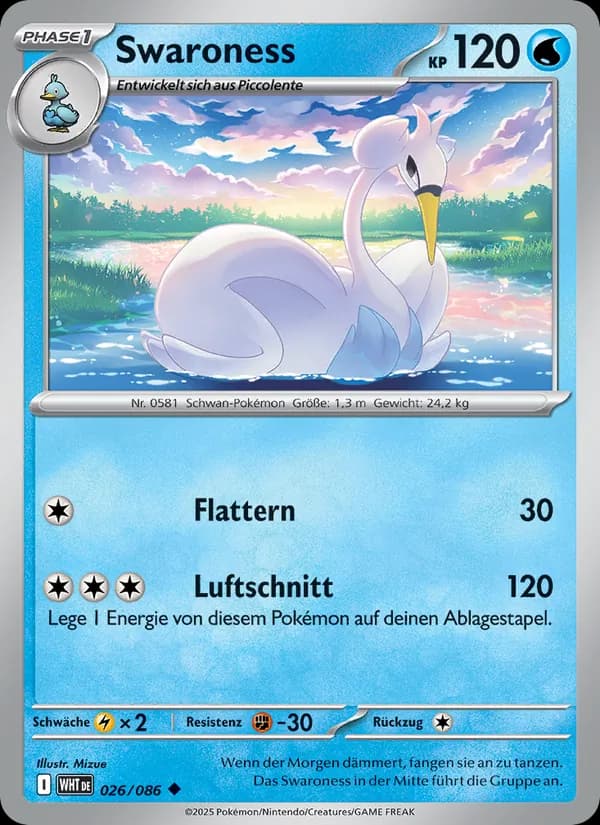 Swaroness card in German