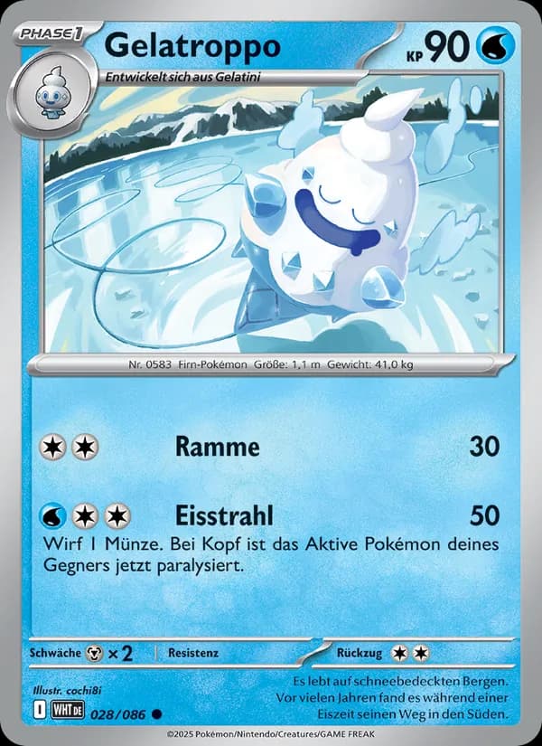 Gelatroppo card in German