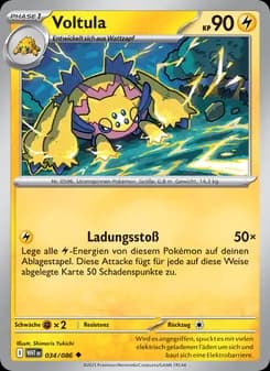 Voltula card in German