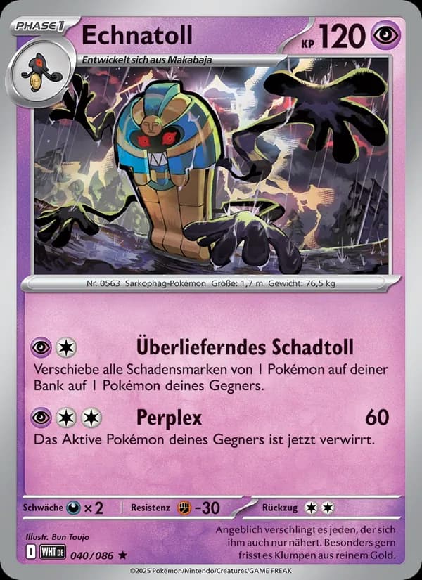 Echnatoll card in German