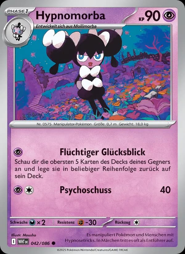 Hypnomorba card in German
