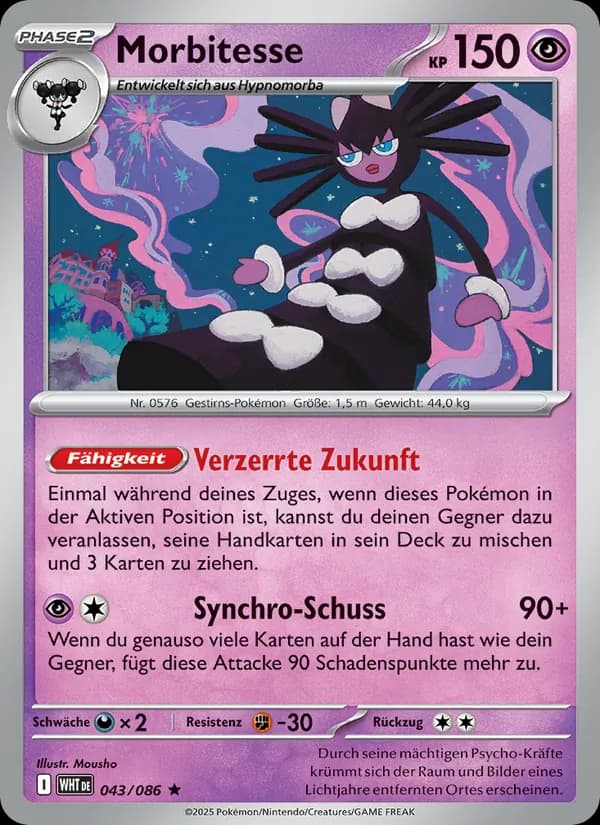 Morbitesse card in German