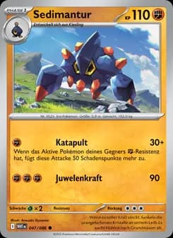 Sedimantur card in German