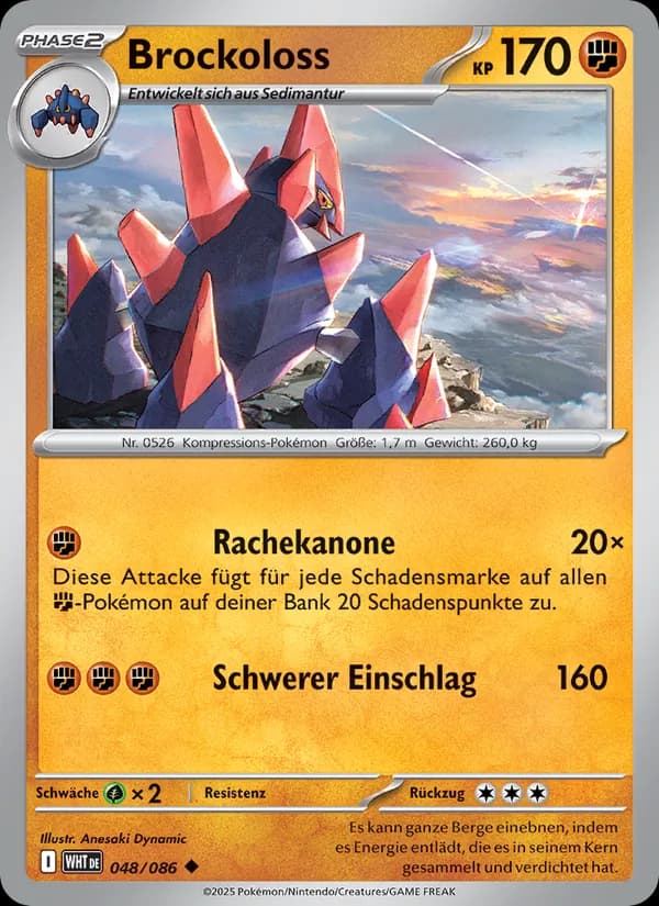 Brockoloss card in German