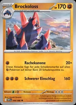 Brockoloss card in German
