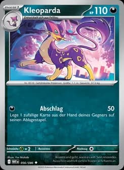 Kleoparda card in German