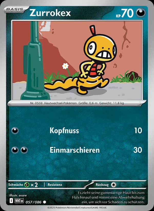 Zurrokex card in German