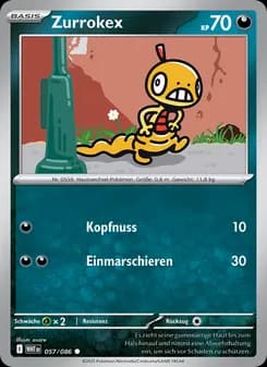 Zurrokex card in German
