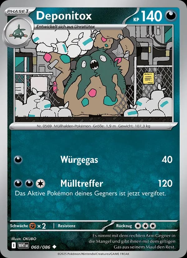 Deponitox card in German