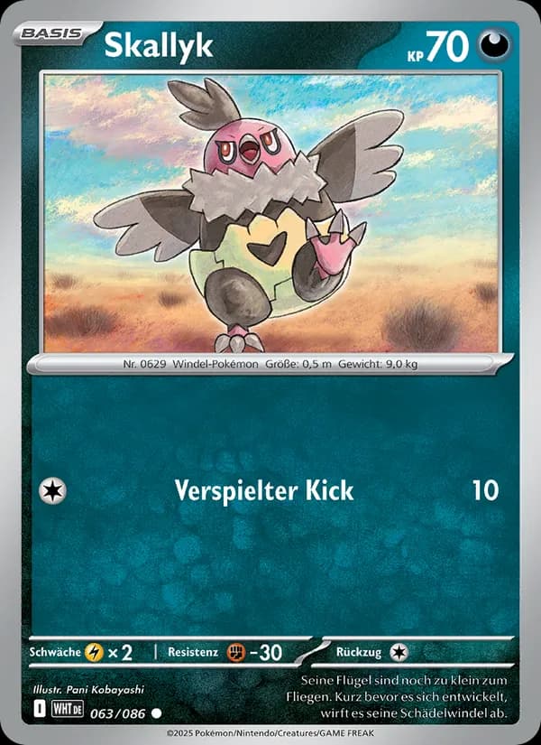 Skallyk card in German