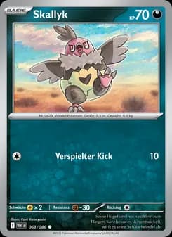Skallyk card in German