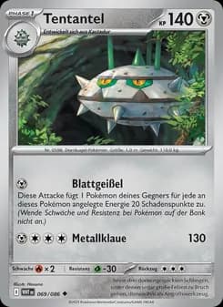 Tentantel card in German