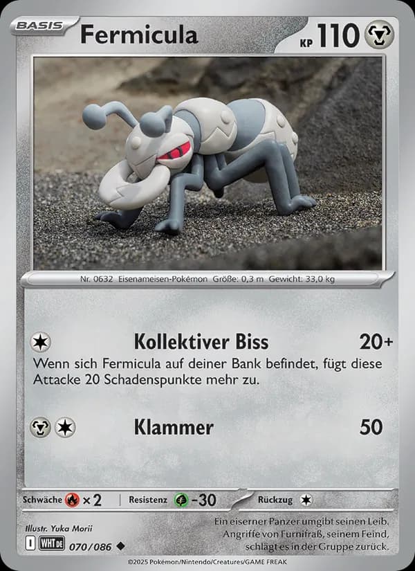 Fermicula card in German