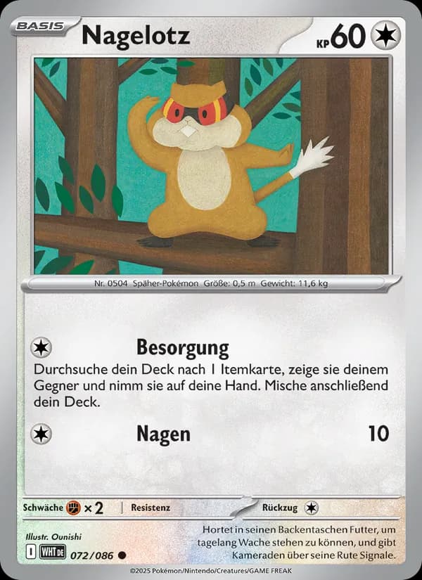 Nagelotz card in German