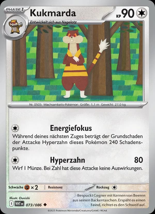Kukmarda card in German