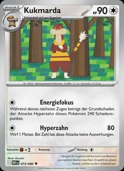 Kukmarda card in German
