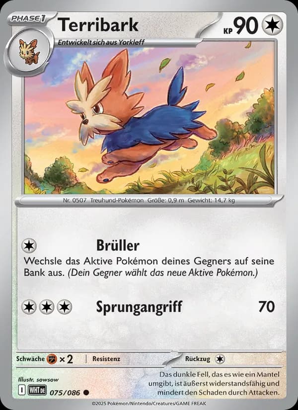Terribark card in German